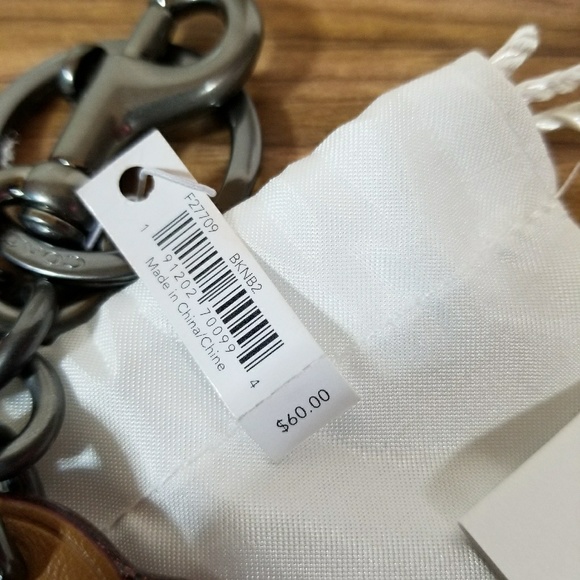 Coach Minnie Mouse Disney Pink Key Chain Fob - Picture 3 of 4